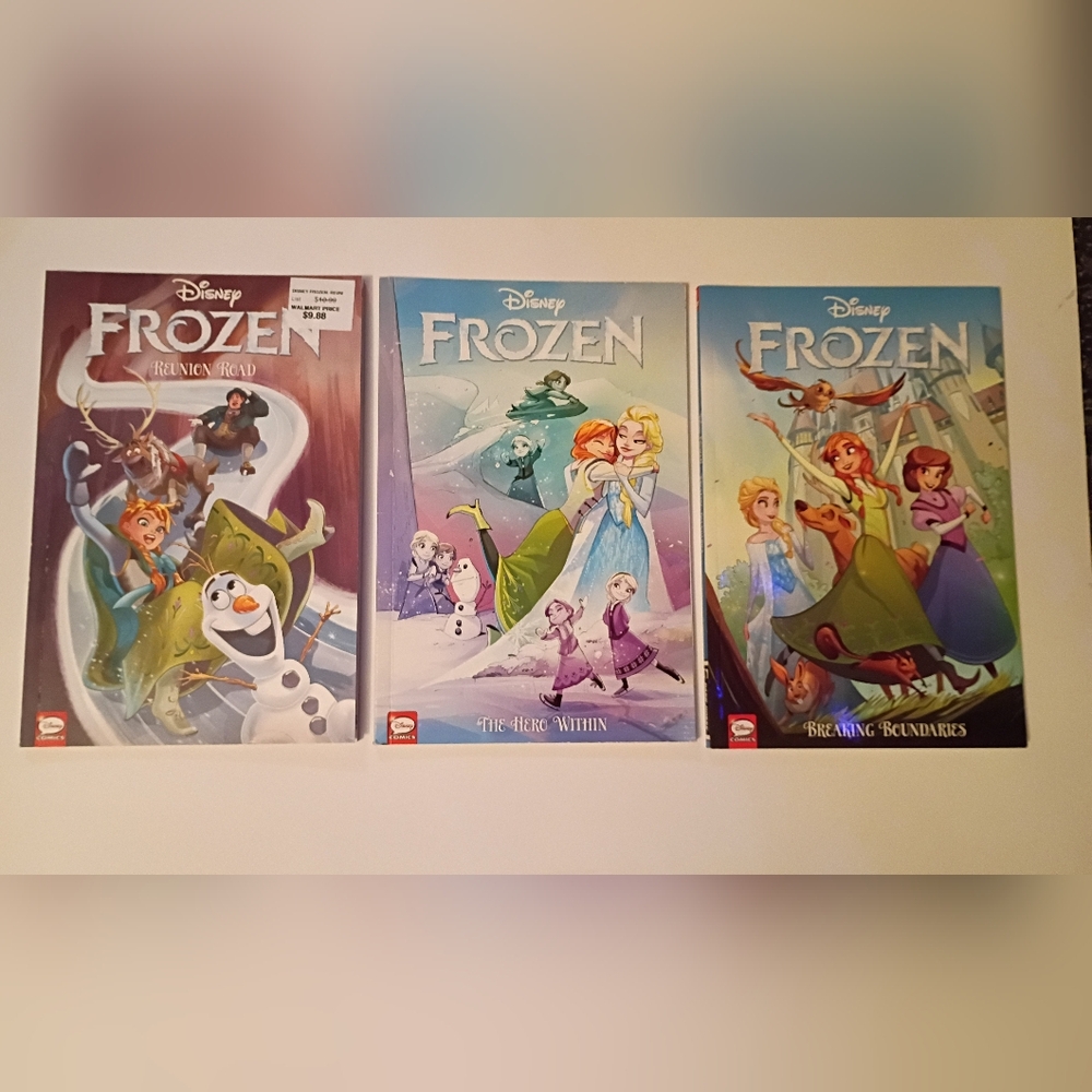 3 Frozen Comic Books